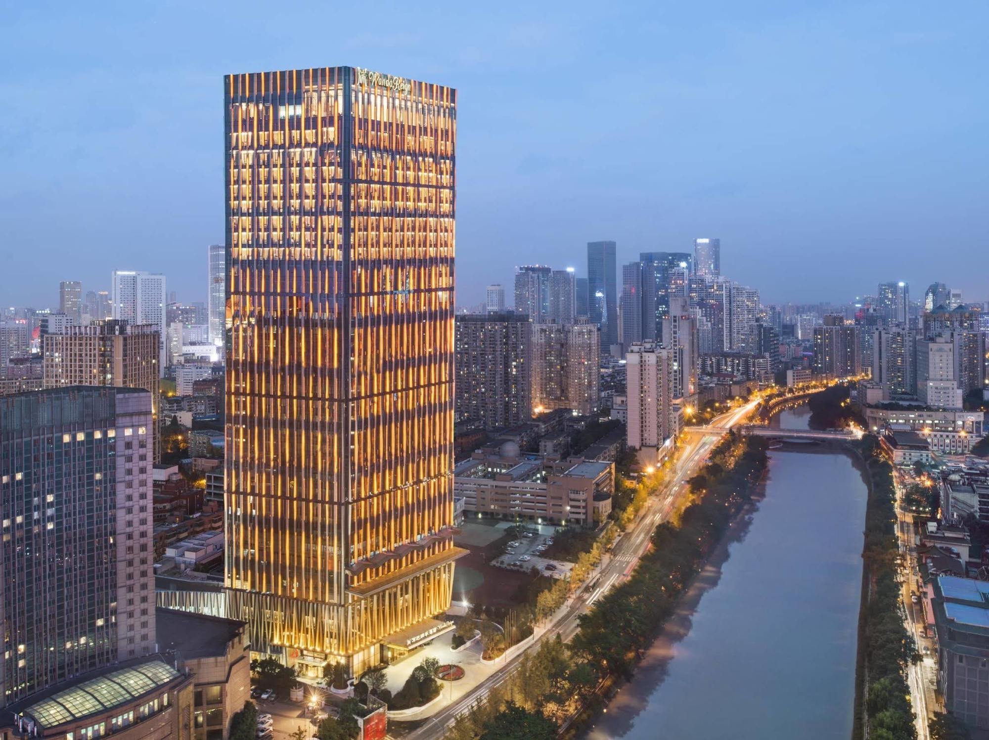 Hotel Wanda Reign Chengdu Exterior foto